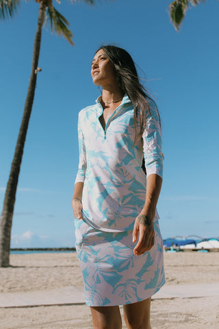 Molokai Printed Pull-On Skort With Pockets-Molokai