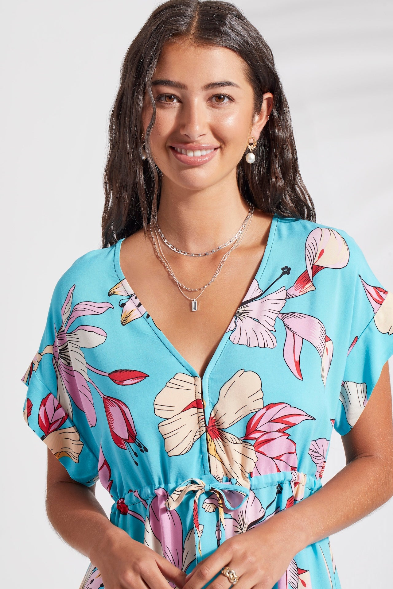 Honolulu Cap Sleeve Dress