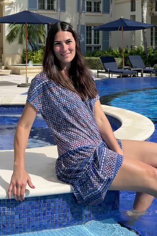 St kitts Mesh Coverup Dress-St kitts