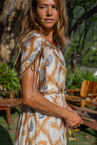 Seascape Flowy Wear 4 Ways Cover Up Dress-Seascape