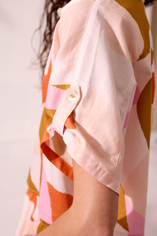 BOCA CHICA Cropped Short Sleeve Camp Shirt-Boca chica