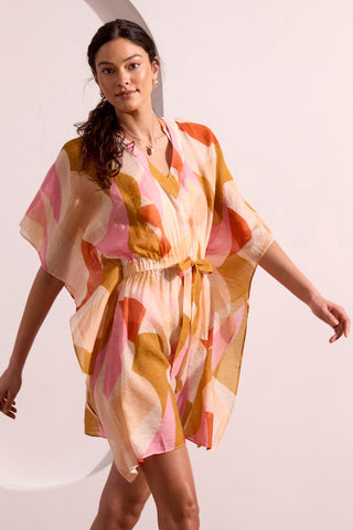 BOCA CHICA Kaftan Dolman Sleeve Drawstring Waist Cover Up-Boca chica