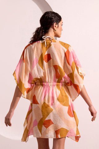 BOCA CHICA Kaftan Dolman Sleeve Drawstring Waist Cover Up-Boca chica