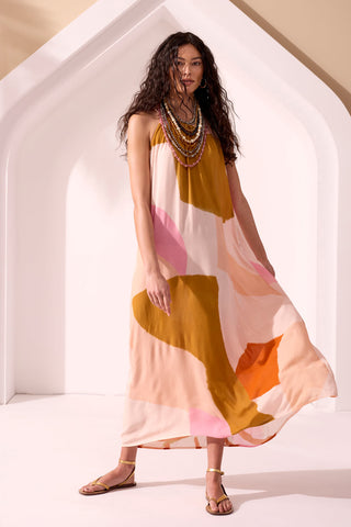 SUMMERLAND Wear Two Ways Braided Halter Neck Maxi Dress-Summerland