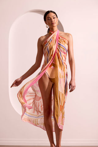 BARCELONA Versatile 6-Way Wear Soft Touch Scarf-Fiesta key
