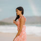 Pink Floral Mini Dress