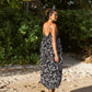 Black Floral Maxi Dress