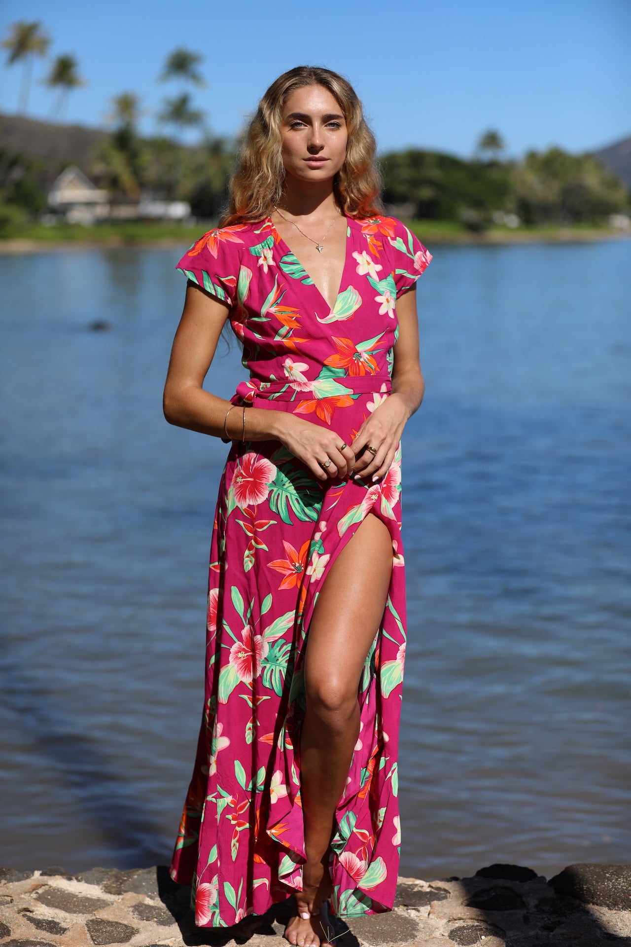 Hilo Wrap Dress XIX Palms