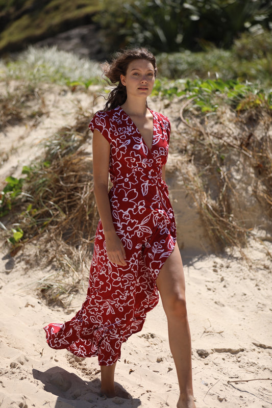 Louvre Wrap Dress